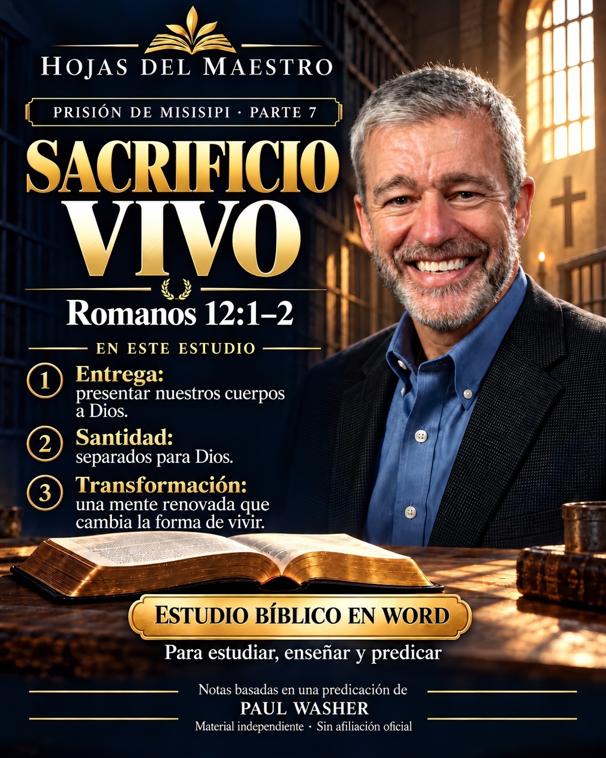 Parte 7. Sacrificio vivo. Estudio en Word editable.